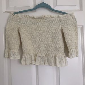 Smocked Crop Top